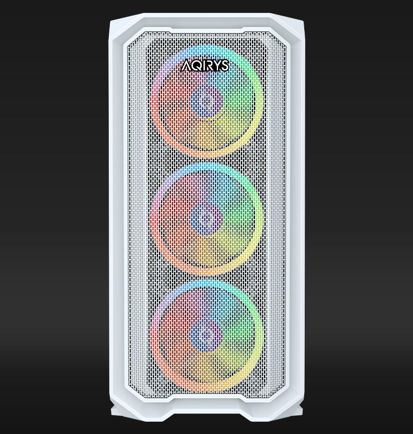 Carcasa Aqirys Wezen Midi Tower White RGB - imagine 3