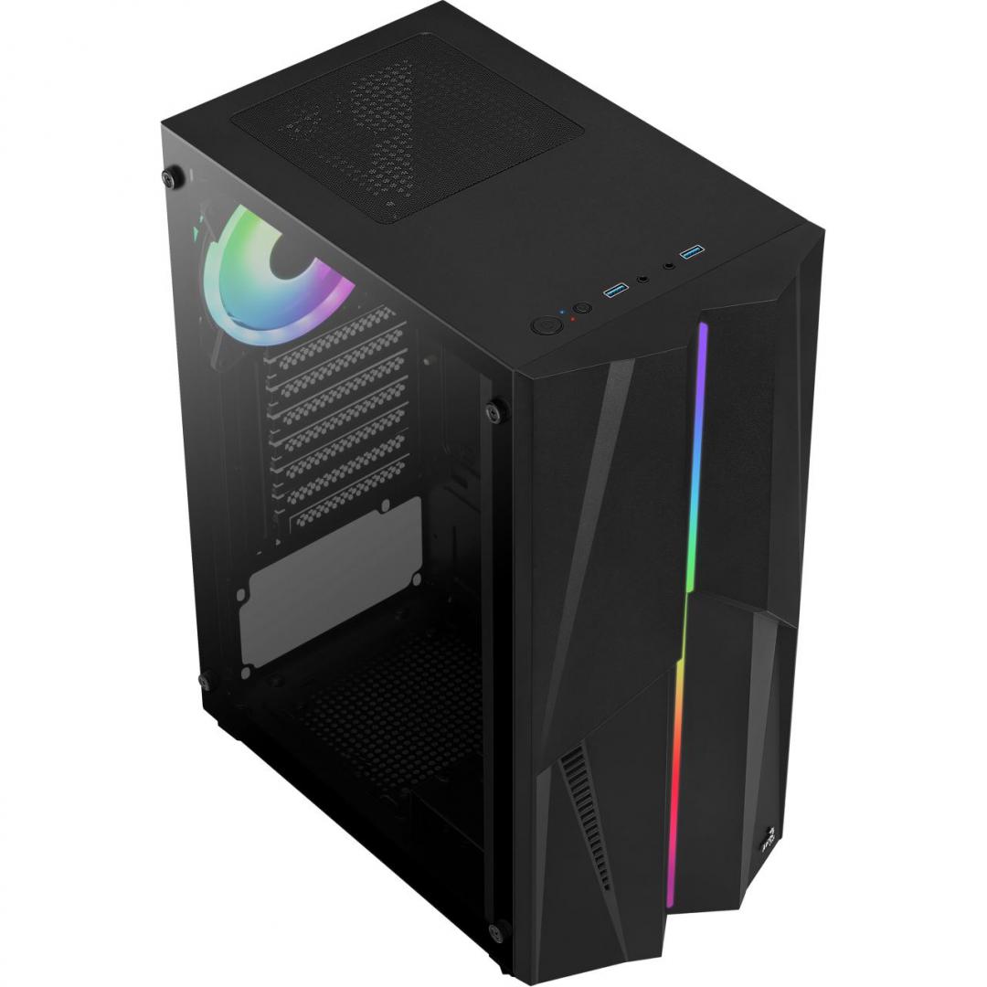 Carcasa Aerocool Mecha, Mid-Tower, fara sursa, ATX, Black - imagine 8