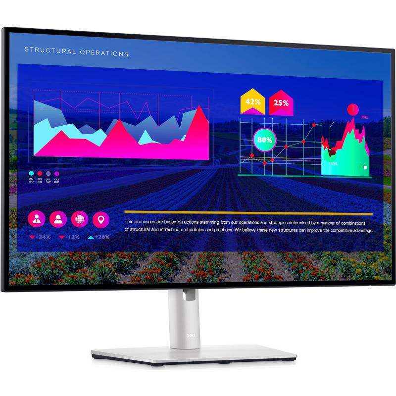 Monitor LED Dell U2722D, 27inch, IPS QHD, 5ms, 60Hz, alb - imagine 3