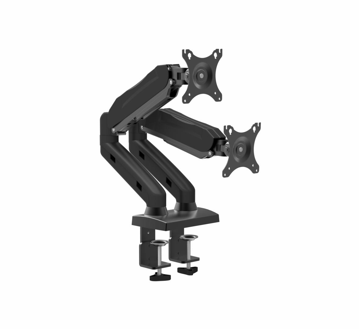 Suport dublu monitor Serioux, MM902, arc cu gaz, tilt - imagine 5