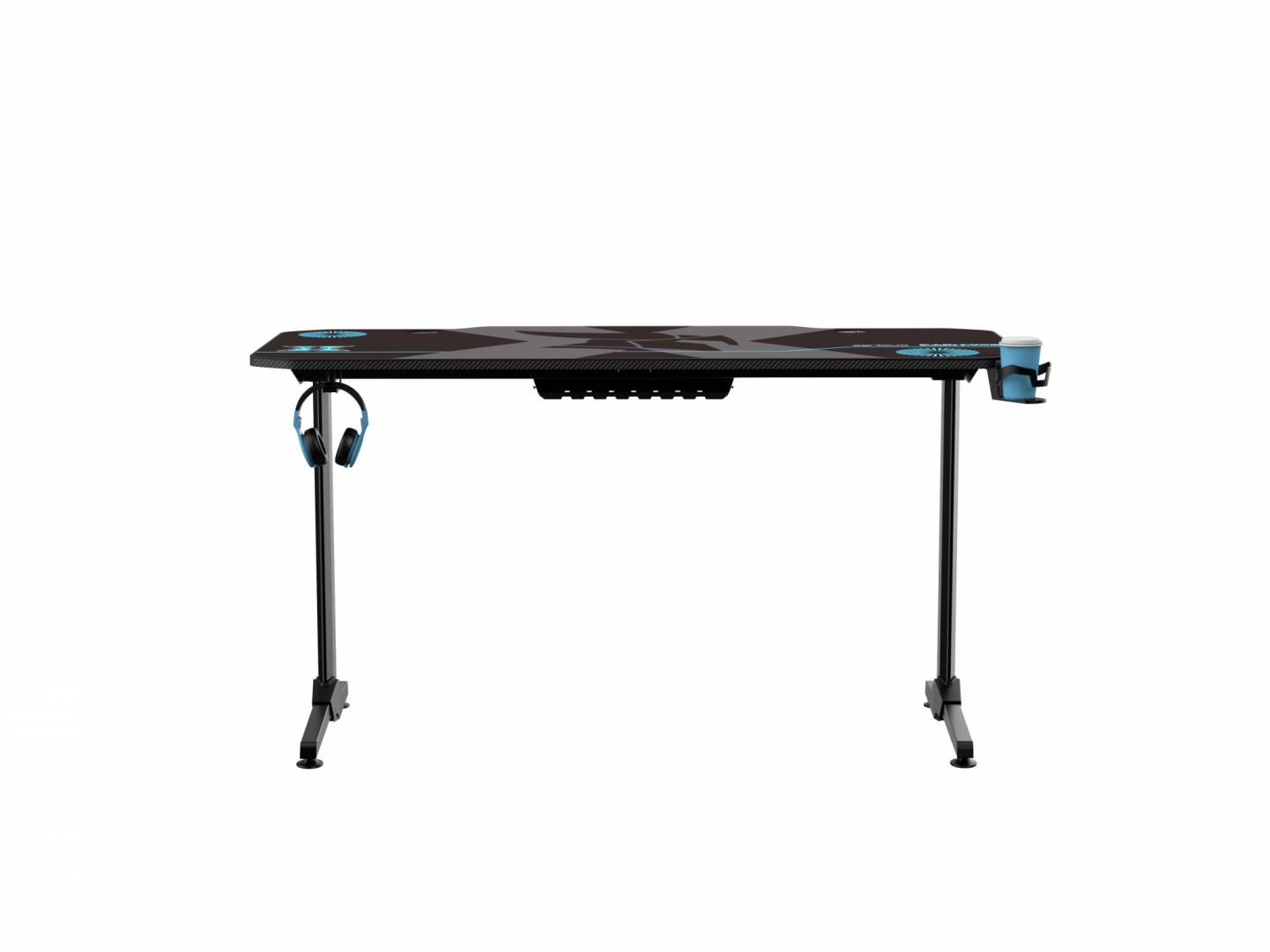 Birou gaming Serioux Radiance, material otel carbon laminat, grosime - imagine 5