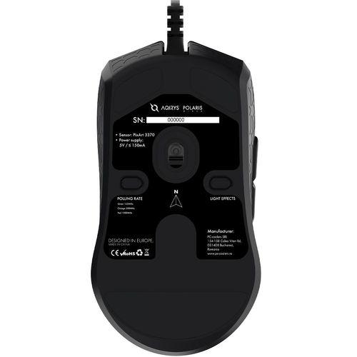 Mouse AQIRYS Polaris, cu fir, 7 butoane, interfata USB 2.0 - imagine 6