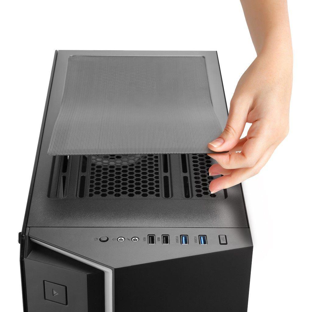 Carcasa Inter-Tech S-3906 Renegade neagra, SPCC Steel ATX Mid Tower, - imagine 7