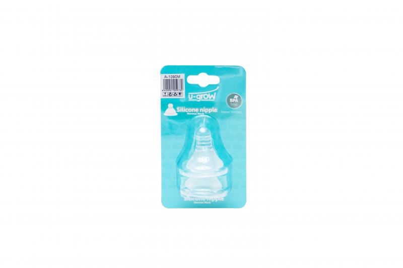 Tetina Mata Silicon cu Gat Normal M U-GROW A-1090M - imagine 2