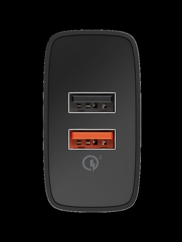 Incarcator rapid pentru perete Qmax 30W Ultra-Fast Dual USB Wall - imagine 6