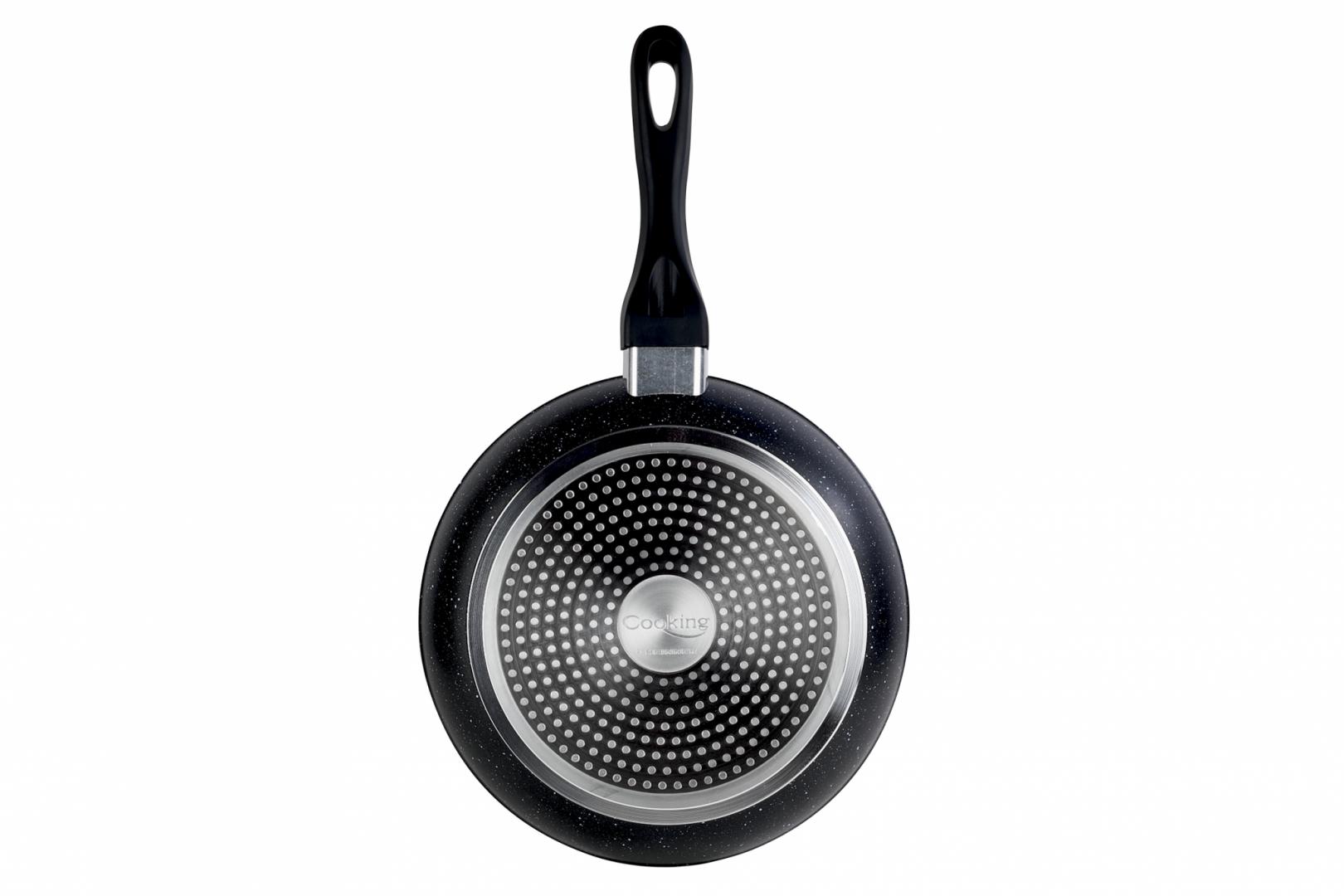 TIGAIE ALUMINIU 26X5.2 CM, BLACK SAND, COOKING BY HEINNER - imagine 3