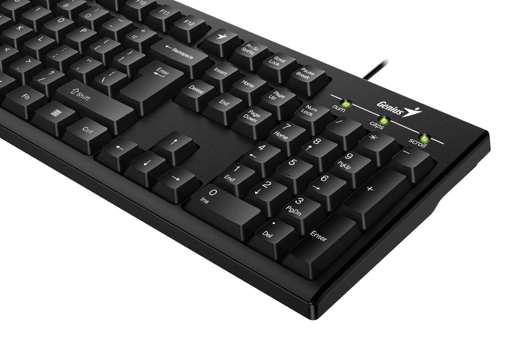 Tastatura Genius KB-100, neagra - imagine 6