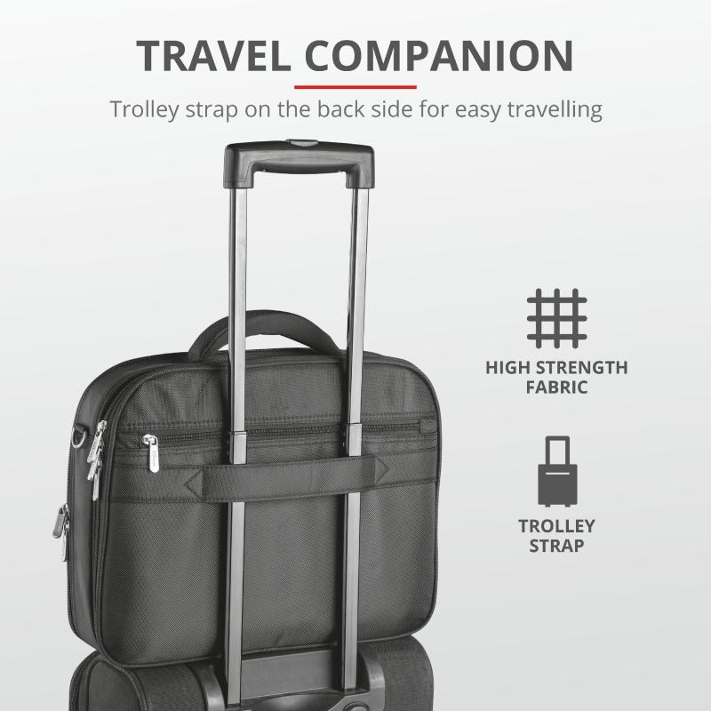 Geanta Trust Sydney Carry Bag for 16" laptops - black - imagine 8