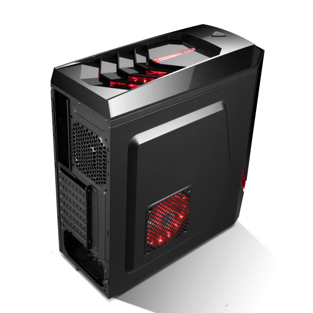 Carcasa Inaza X-Blade neagra, SPCC Steel ATX Mid Tower, fara - imagine 3