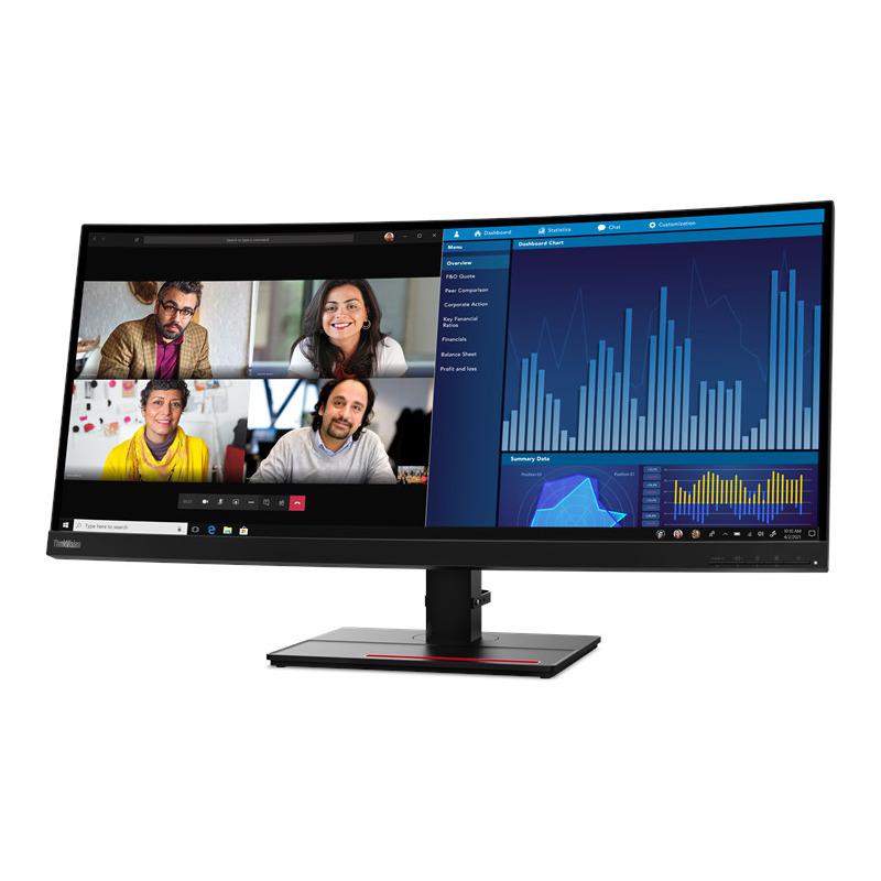 Monitor LED Lenovo ThinkVision P34w-20, 34.14inch, IPS UWQHD, 4ms, 60Hz, - imagine 3