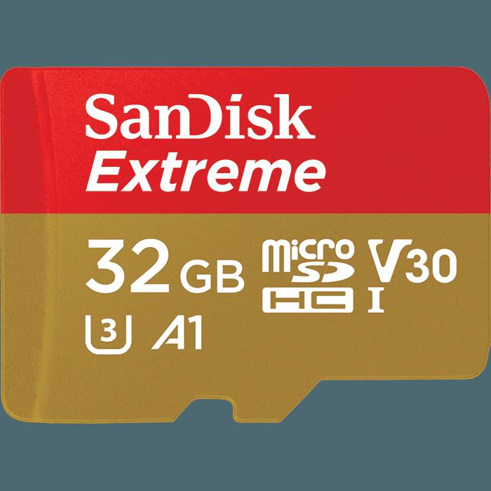 Card de memorie MicroSD SanDisk Extreme, 32GB, Adaptor SD, Class - imagine 2