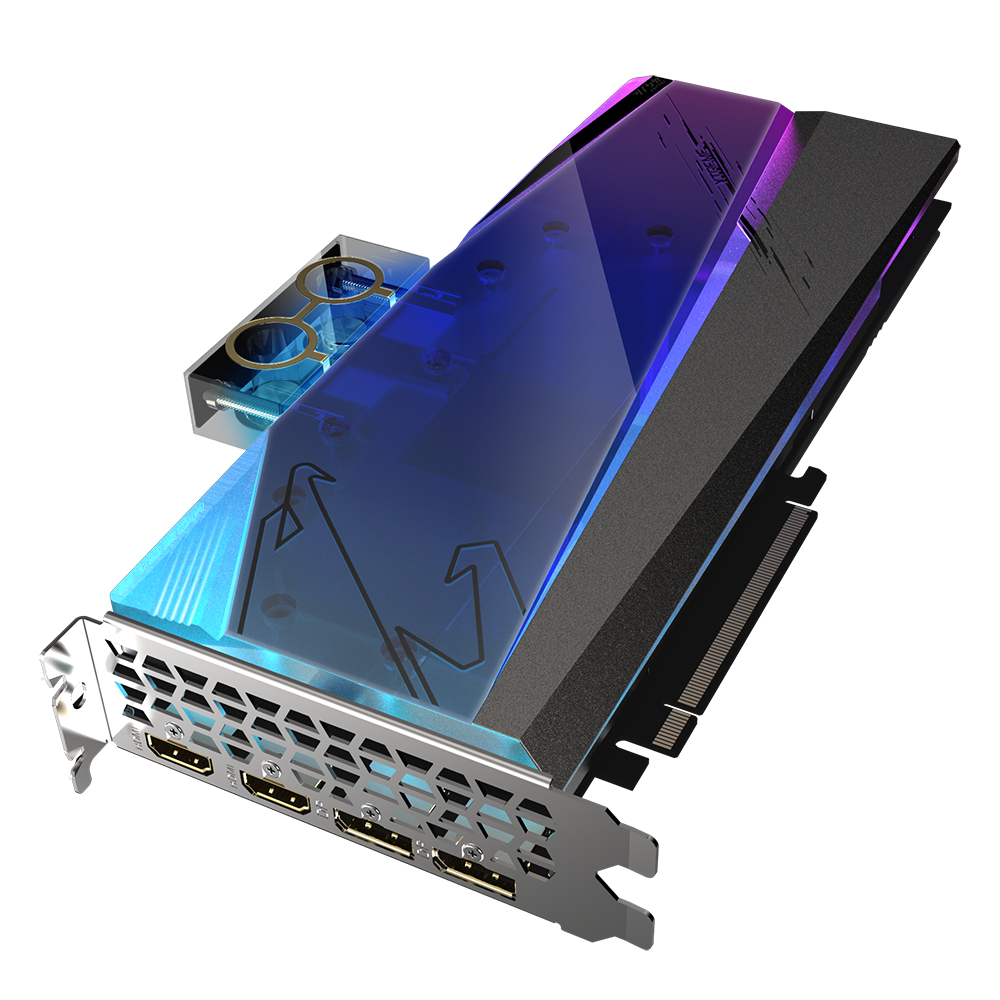 Placa video Gigabyte AORUS Radeon RX 6900 XT XTREME WATERFORCE - imagine 5