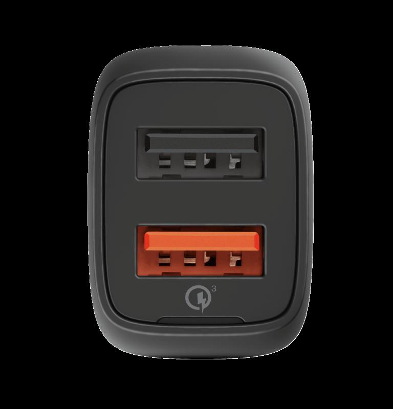 Incarcator rapid pentru masina Trust Qmax 30W Ultra-Fast Dual USB - imagine 5