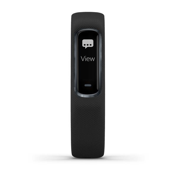Bratara electronica fitness Garmin Vivosmart 4, Negru, Marime: Mare (Large), - imagine 6