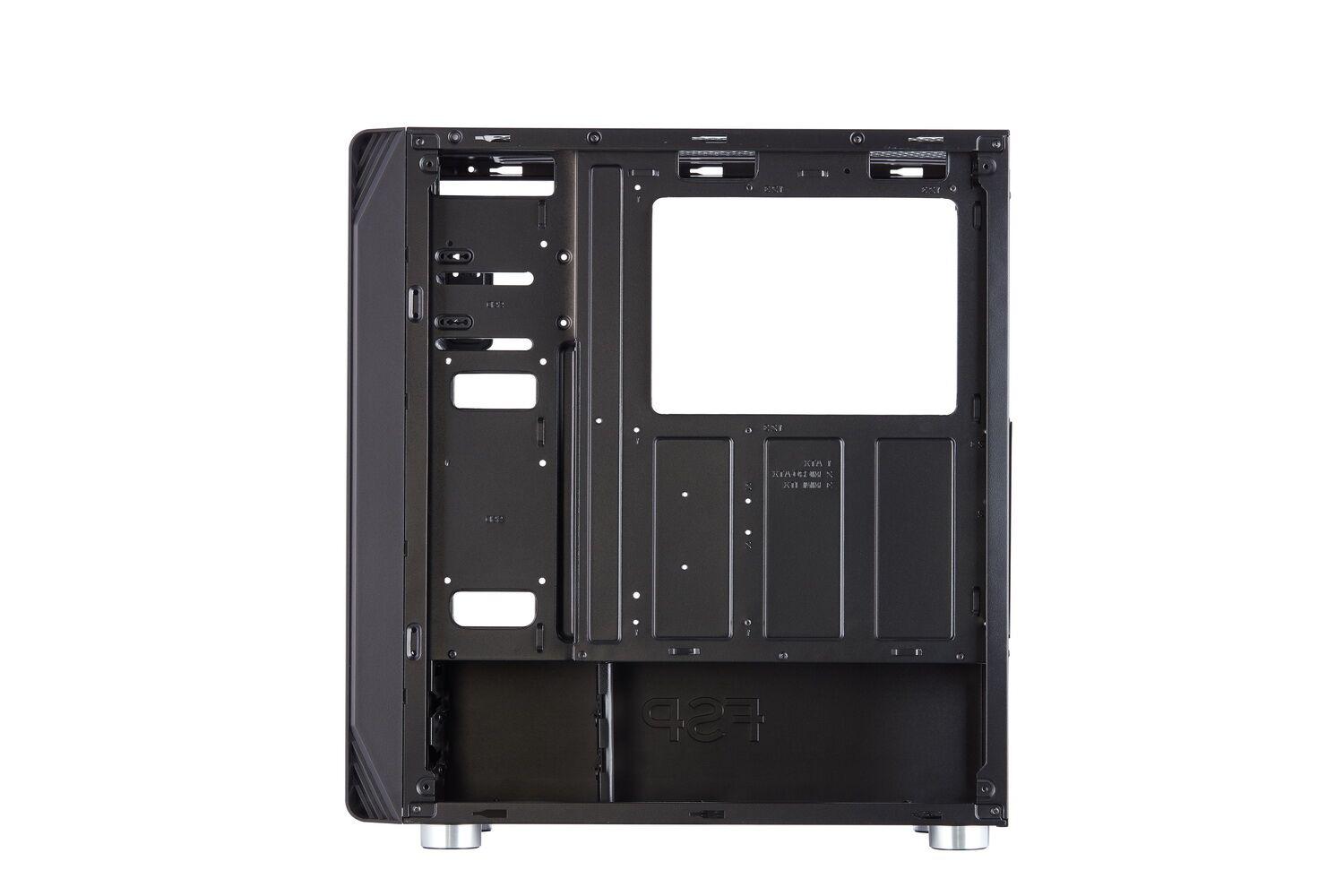 Carcasa FSP CMT240, fara sursa, Middle Tower, Black - imagine 5