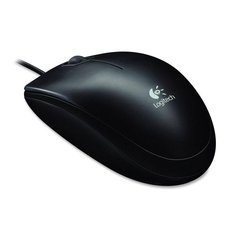 Mouse Logitech B100, Usb, Black, 910-003357 - imagine 3