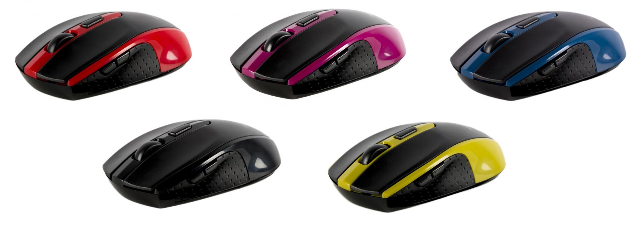 Mouse Serioux, Pastel 600, fara fir, USB, senzor optic, distanta - imagine 3