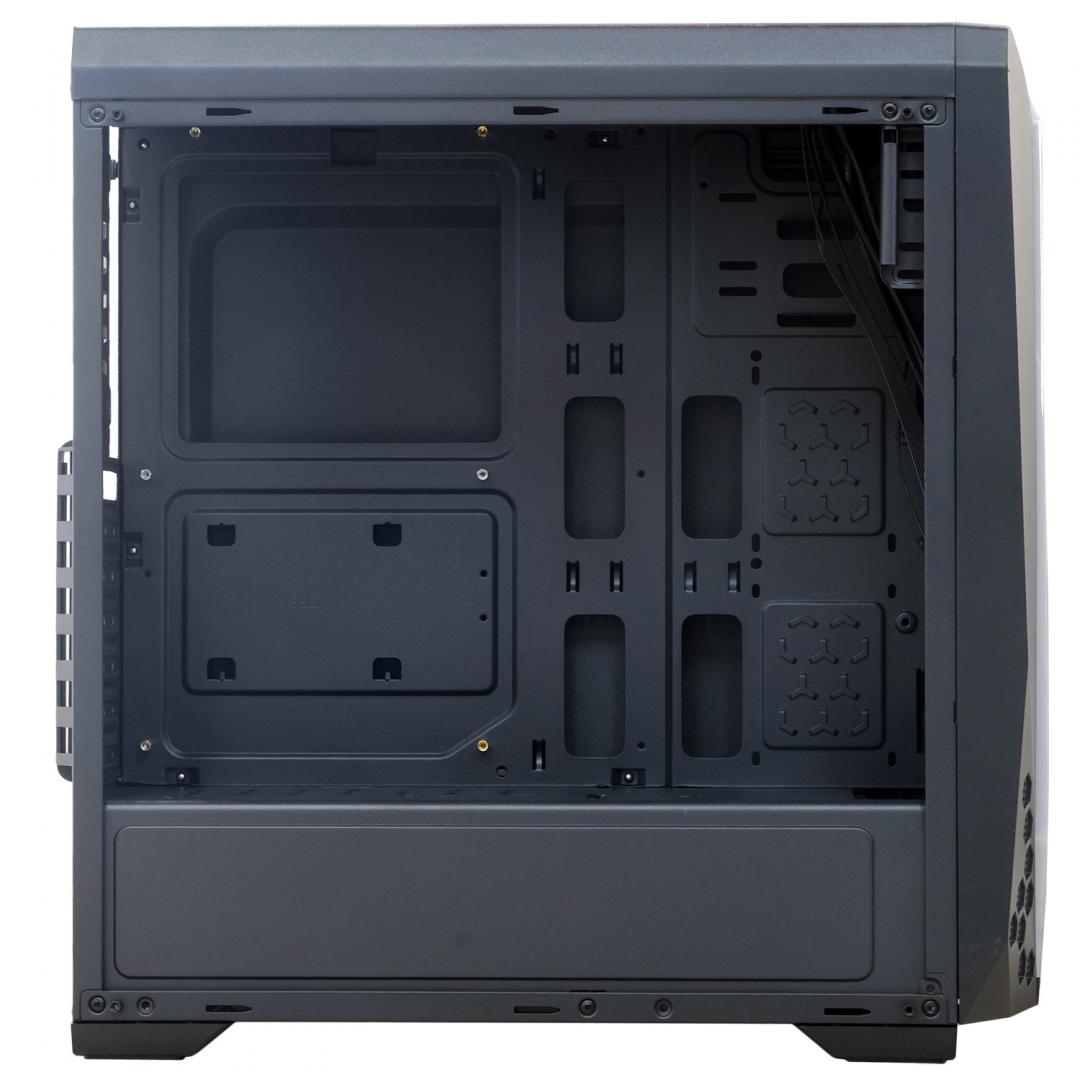 Carcasa Spacer Flash, ATX, MidTower, Gaming, fara sursa, sticla securizata, - imagine 6