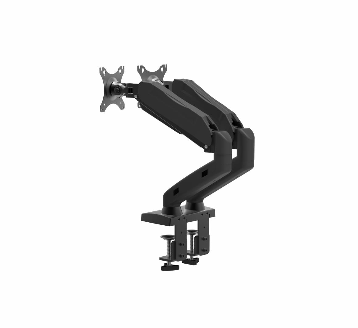 Suport dublu monitor Serioux, MM902, arc cu gaz, tilt - imagine 3