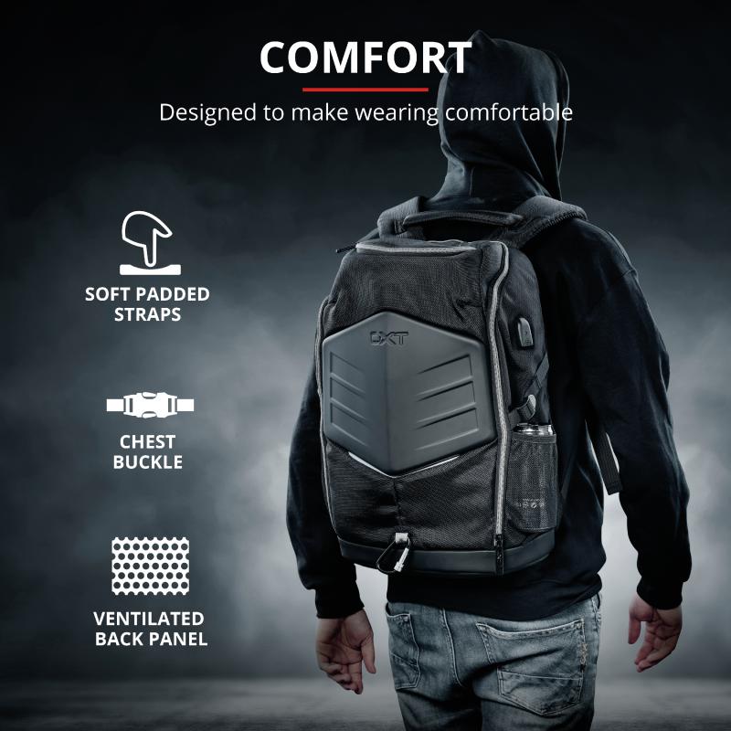 Rucsac Trust GXT 1255 Outlaw Gaming Backpack 15.6" Black - imagine 13