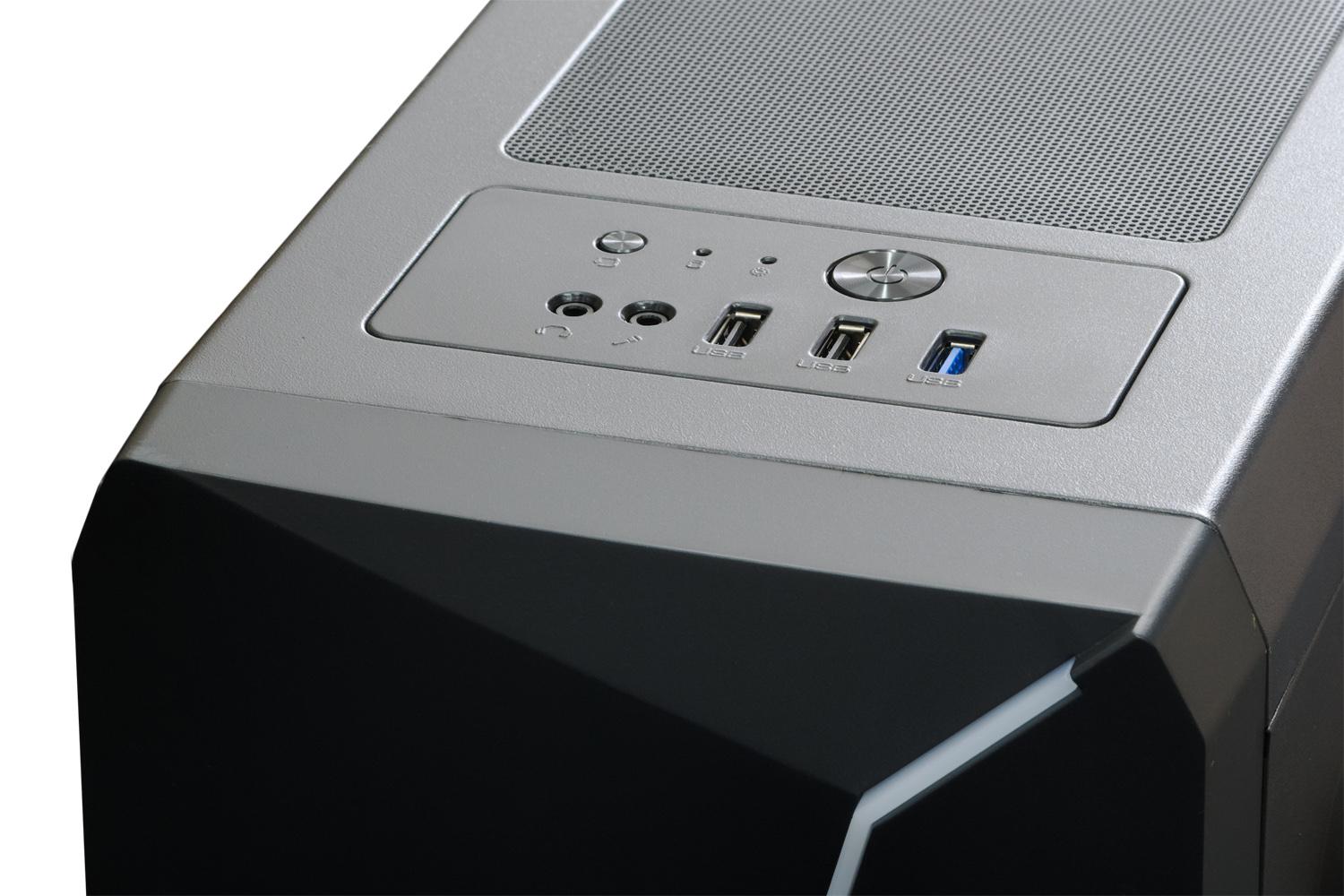 Carcasa Spacer Flash, ATX, MidTower, Gaming, fara sursa, sticla securizata, - imagine 4