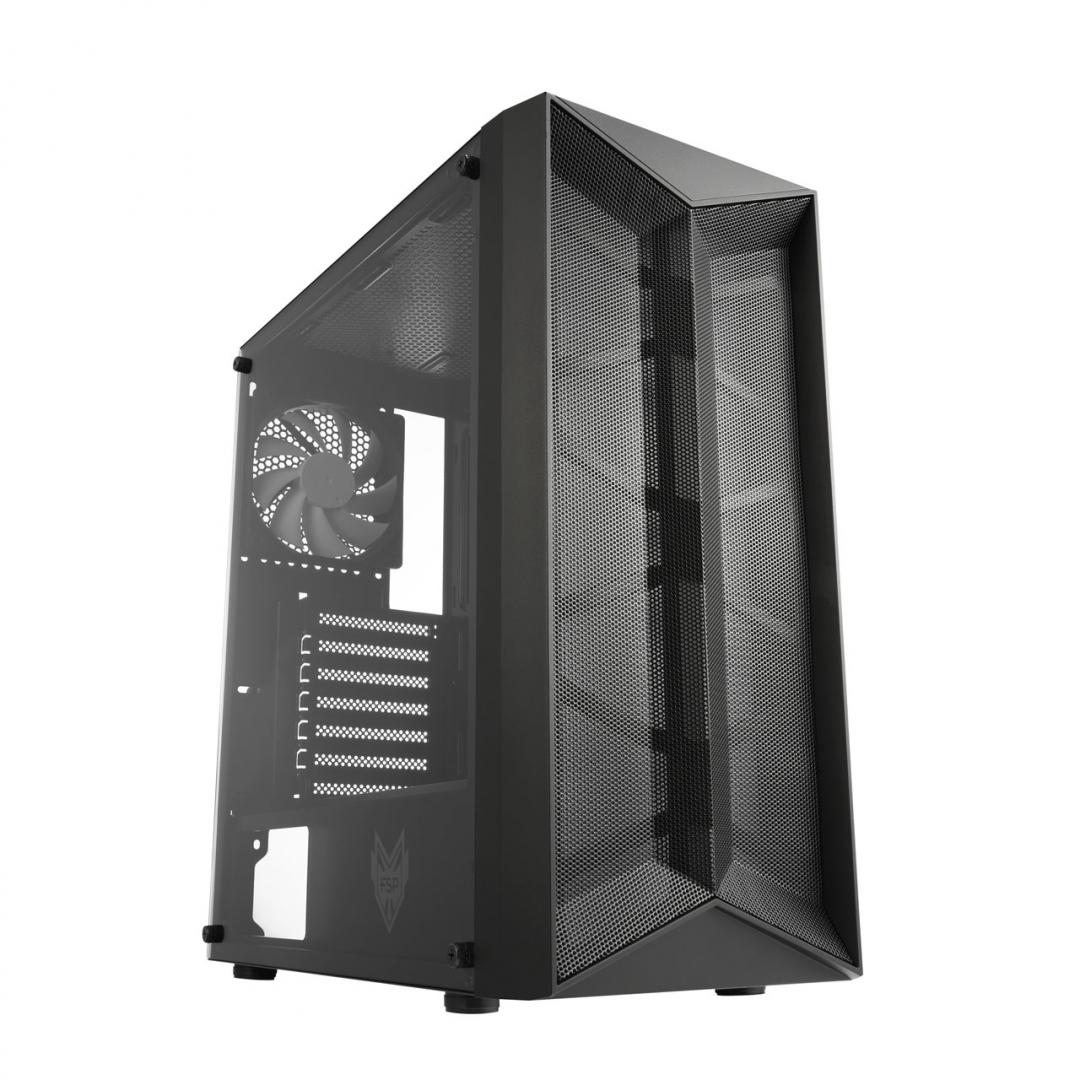 Carcasa FSP CMT 211, Mid-Tower, fara sursa, ATX, Black - imagine 9