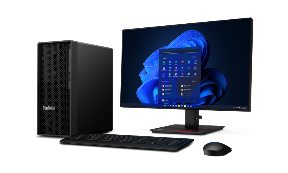 Desktop Lenovo ThinkStation P358 Tower, AMD Ryzen 7 Pro 5845, - imagine 5