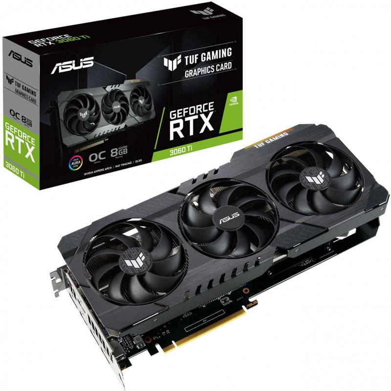 Placa video ASUS GeForce RTX 3060 Ti TUF GAMING O8G