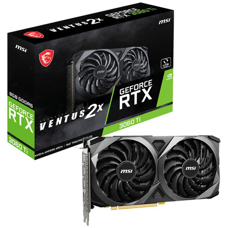 Placa video MSI GeForce RTX 3060 Ti VENTUS 2X LHR, - imagine 6