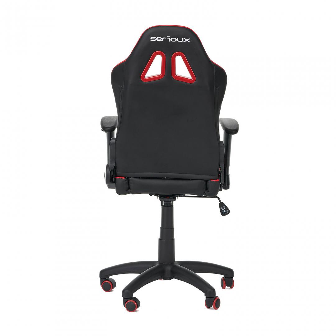Scaun gaming X by Serioux, KIDS, ajustabil, piele sintetica, piston - imagine 2