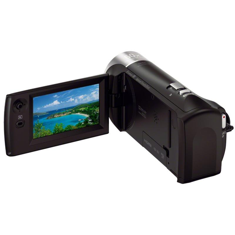Camera Video Sony HDR-CX405 Black, senzor CMOS Exmor R ,lentilesuperangulare - imagine 2