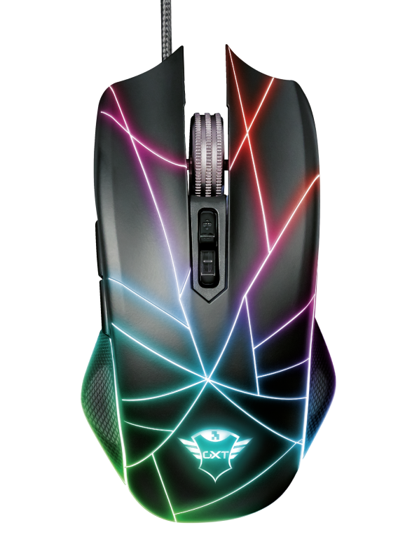 Mouse cu fir GXT 160X, Ture RGB Gaming Mouse, negru - imagine 3