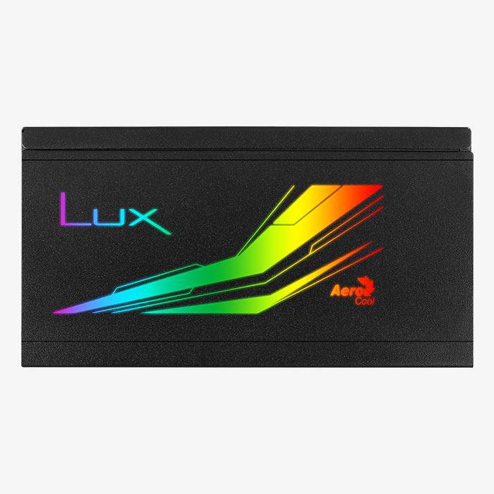 Sursa Aerocool Lux RGB 650 650W iluminare RGB, certificata 80 - imagine 3