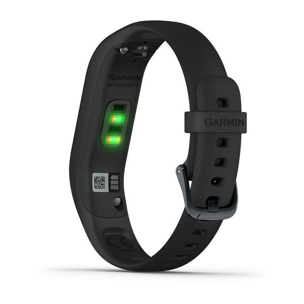 Bratara electronica fitness Garmin Vivosmart 4, Negru, Marime: Mare (Large), - imagine 3