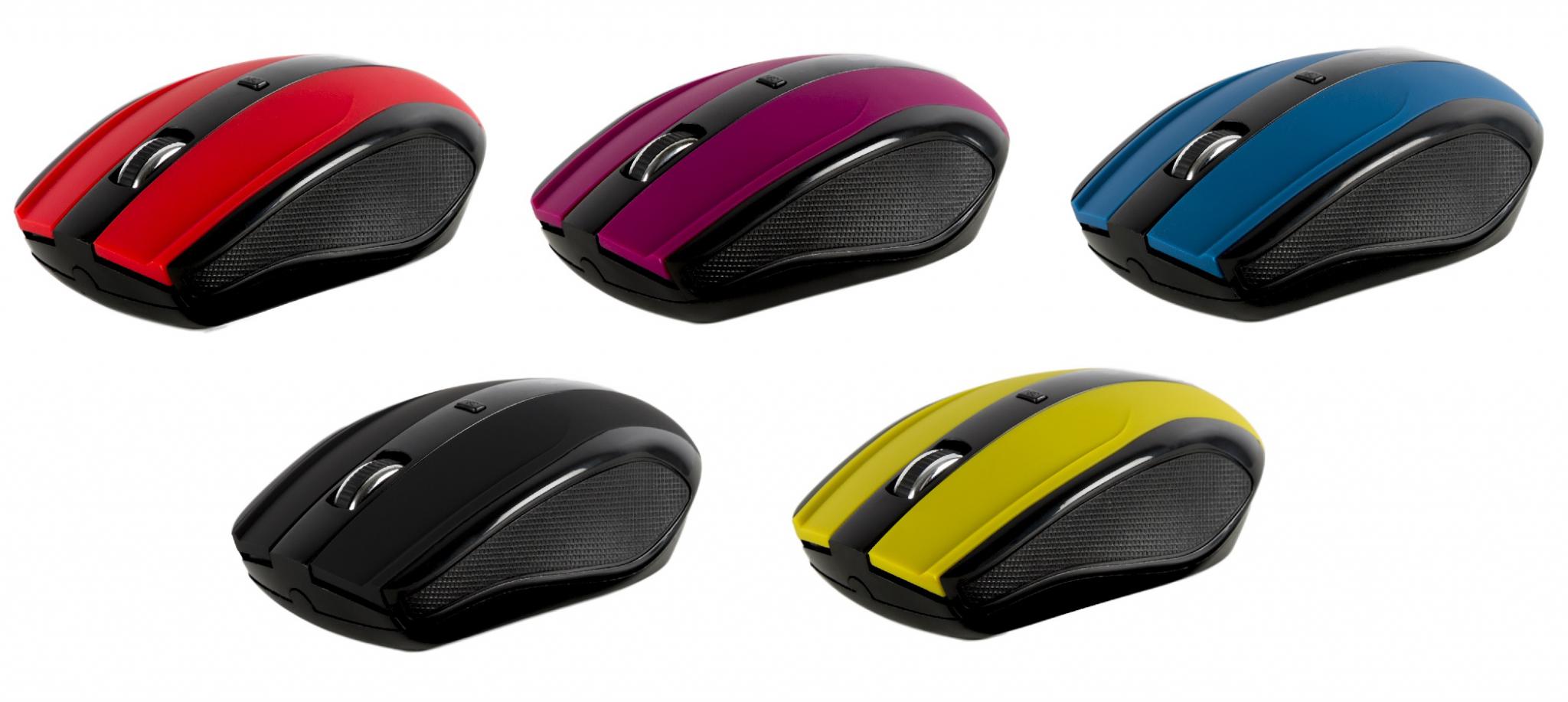 Mouse Serioux, Rainbow 400, fara fir, USB, senzor optic, distanta - imagine 3