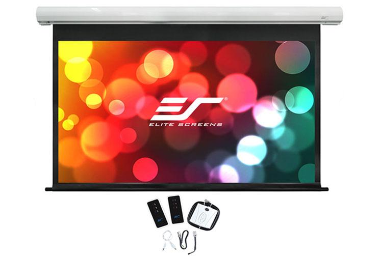 Ecran proiectie electric, perete/tavan, 299 x 168 cm, Home Cinema - imagine 9
