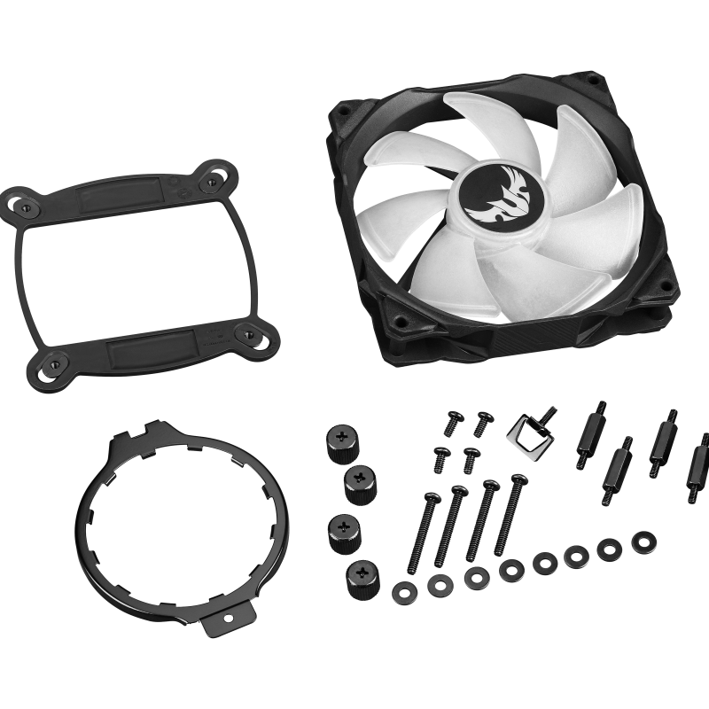 Cooler procesor all-in-one TUF GAMING LC 120 RGB, pompa si - imagine 6