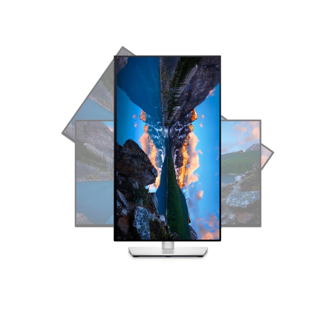 Monitor LED Dell U2422H, 23.8inch, IPS FHD, 5ms, 60Hz, argintiu - imagine 4