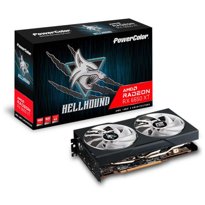 Placa video PowerColor Radeon RX 6650 XT Hellhound, 8GB GDDR6, - imagine 3