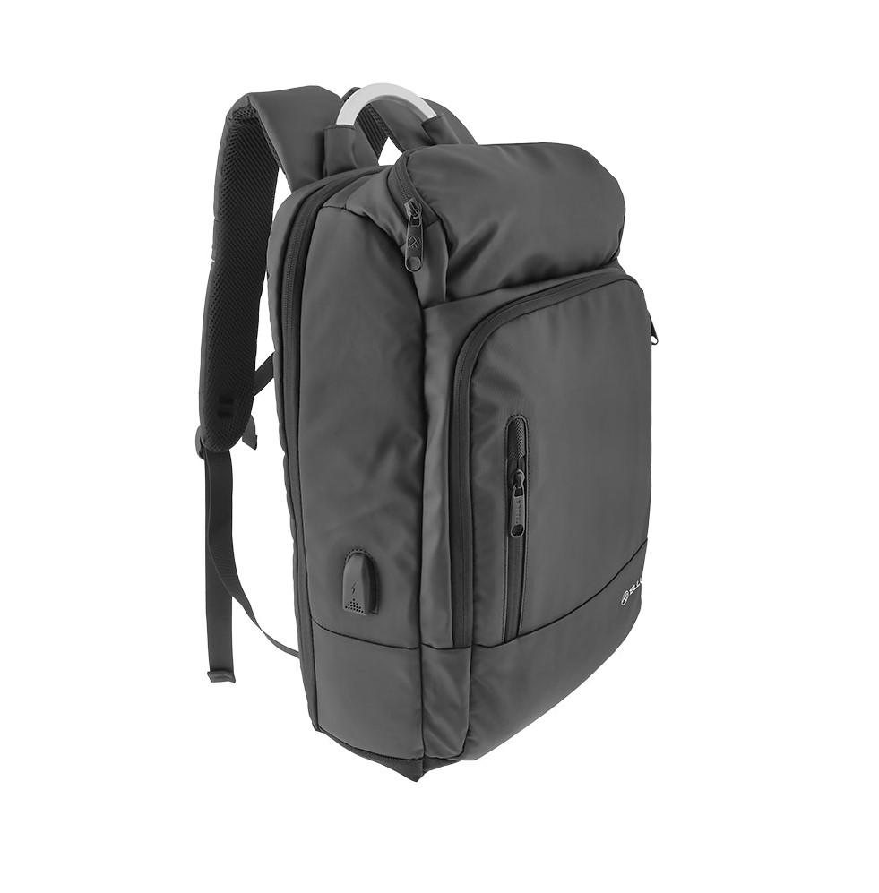 Rucsac laptop Tellur Business L, cu port USB, 17.3", negru - imagine 4