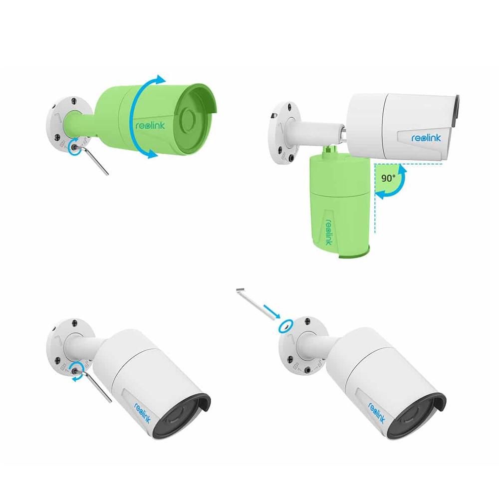 Sistem supraveghere IP exterior Reolink RLK8-410B4, 4 camere, 5 MP, - imagine 5