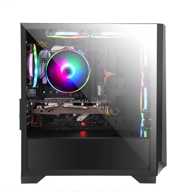 Carcasa Segotep Ares neagra, SPCC Steel ATX Mid Tower, fara - imagine 4