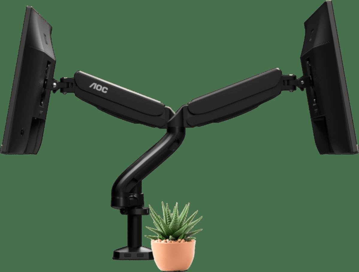 Brat sustinere AD110D0 AOC 2 monitoare cu dimensiune maxima 27", - imagine 3