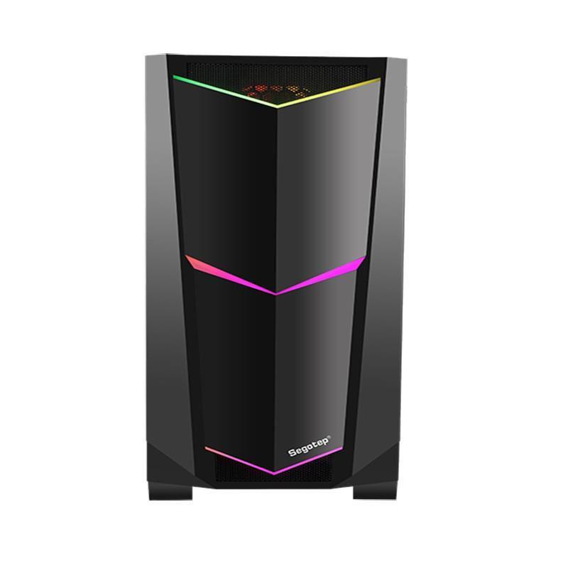 Carcasa Segotep Ares neagra, SPCC Steel ATX Mid Tower, fara - imagine 3