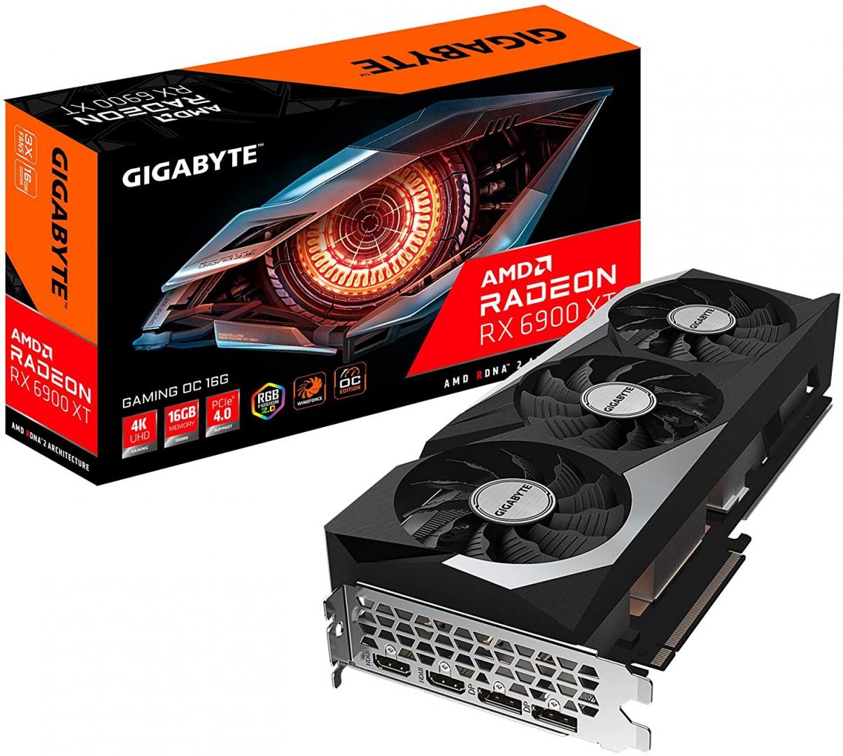 Placa video Gigabyte Radeon™ RX 6900 XT GAMING OC, 16GB - imagine 3
