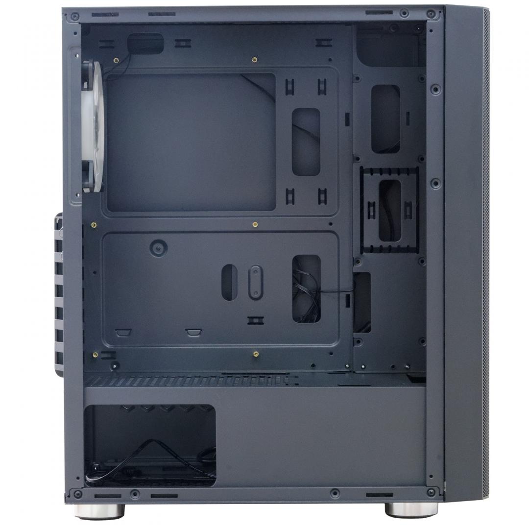 Carcasa Spacer Rainbow, ATX, MidTower, Gaming, fara sursa, sticla securizata, - imagine 8