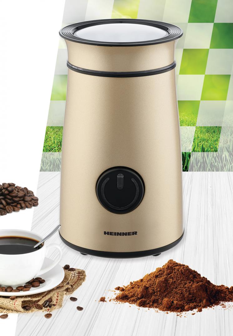 Rasnita electrica HEINNER HCG-150IXGD, putere 150W, capacitate 50G, interior din - imagine 4