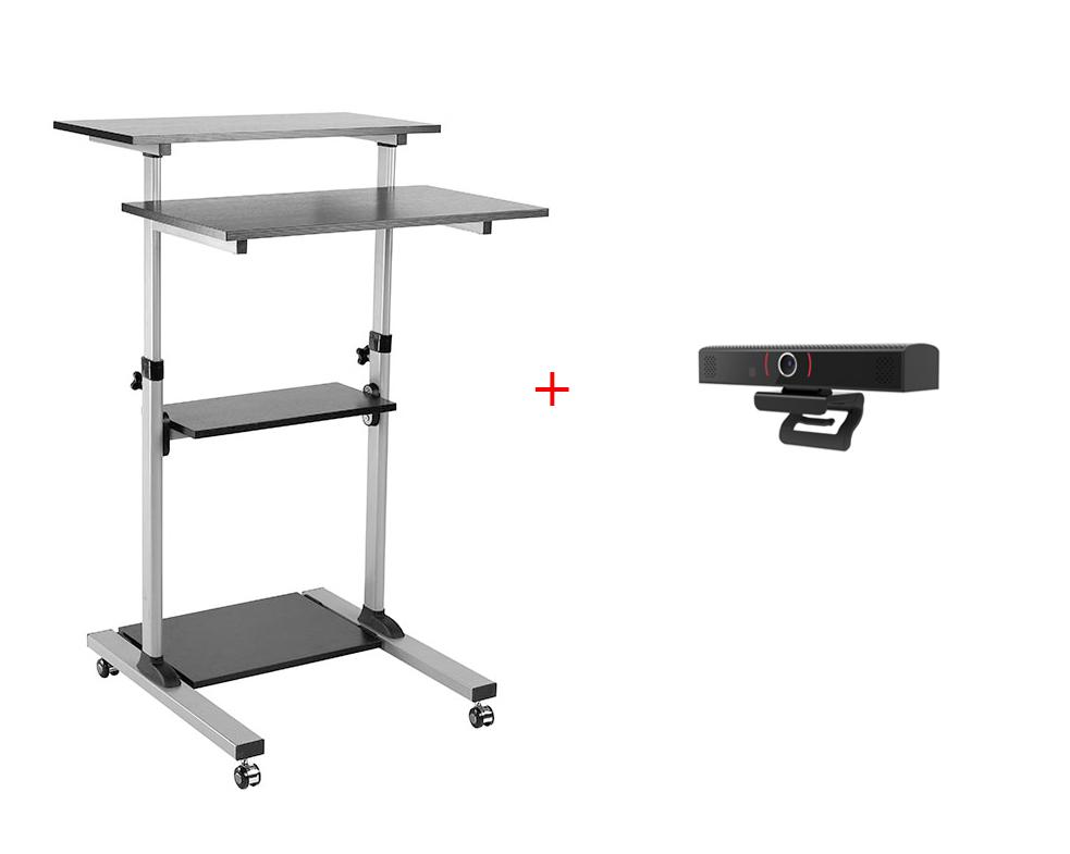 Pachet cu Stand mobil (Workstation) ajustabil pentru calculator, Blackmount WST01 - imagine 3