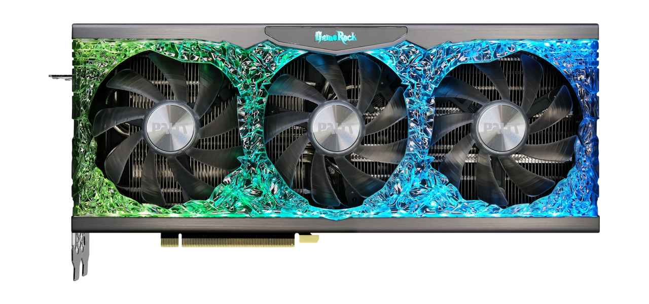 Placa video Palit GeForce RTX 3070 Ti GameRock LHR 8GB - imagine 3