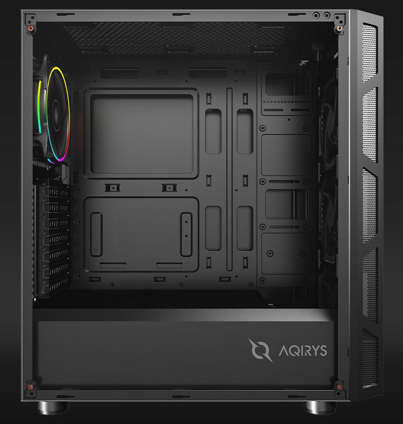 Carcasa Aqirys Antares Midi Tower Black RGB - imagine 6
